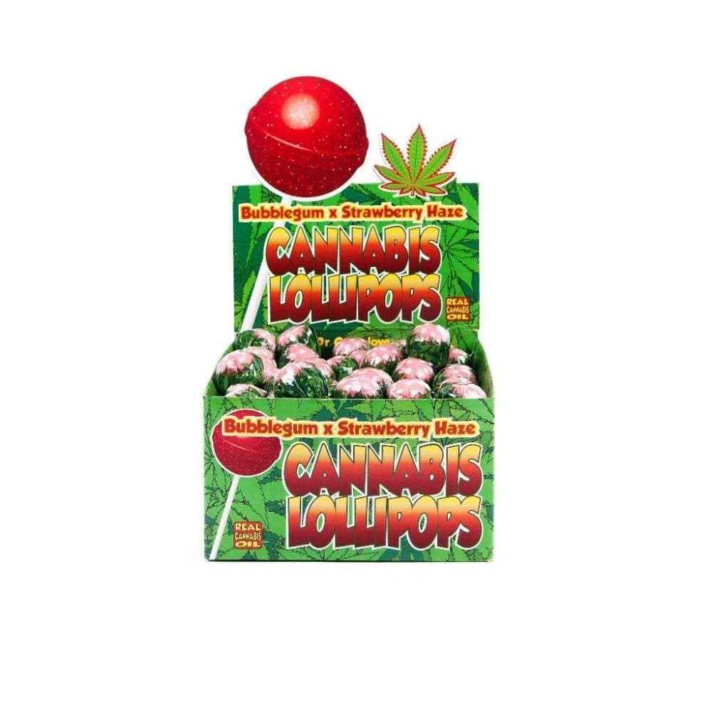 Cannabis Lollipops Bubblegum x Strawberry Haze - CBDNOL